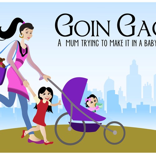 Create a fun, vibrant cartoon image for GoinGaga, get good karma (& easy money!) Design by withanf