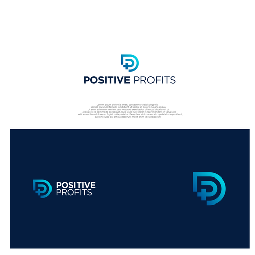 Positive Profits Logo Design by RowSheet