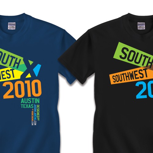Design Official T-shirt for SXSW 2010  Design by SteveTodd