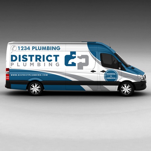 District Plumbing Vehicle Wraps and Designs! Looking for the Modern ...