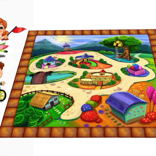 Create an interactive story telling set with board and characters Design von aven_parac