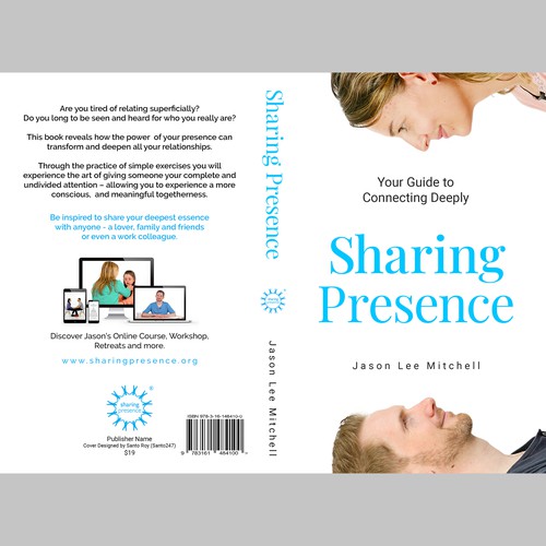 Mindfulness Book Cover on Sharing Presence Design by SantoRoy71