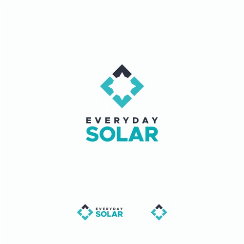 Everyday Solar Logo Design Diseño de Lucky Creative