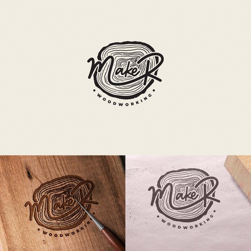 Wonder-WhistlerさんのDesign a logo for custom modern woodshop: furniture and art. Help a small business growデザイン