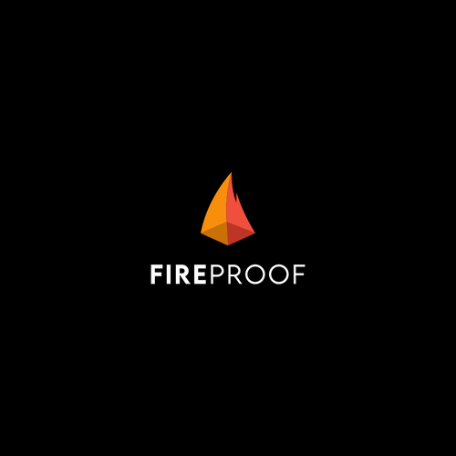 isometric fire logo Design by faithgoodfather