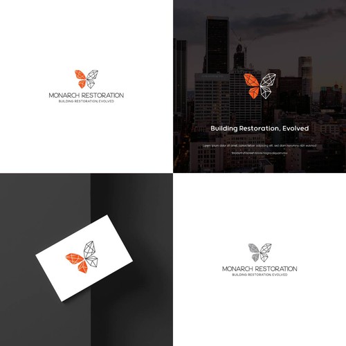 Design a modern clean logo package for a restoration company Design by Danny A