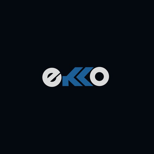 SIMPLE LOGO - ekko Letters then dm after Design by pmAAngu