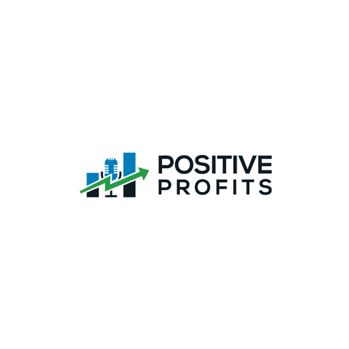 Positive Profits Logo Diseño de CaptainZZ