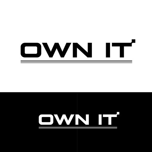 Edgy logo design for OWN IT Design by *Auden.Design*