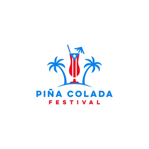 Piña Colada Festival Logo and Branding Package Design by Monsant