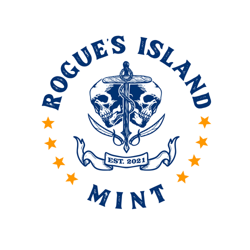 Rogue's Island Mint Logo Design by Ongie