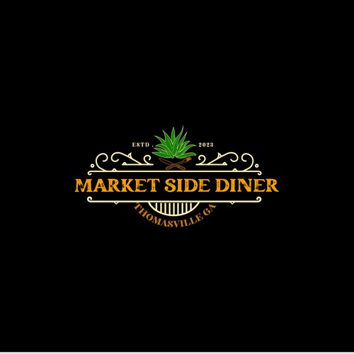 Vintage Farmers Market restaurant logo in South Georgia Design by Nana445