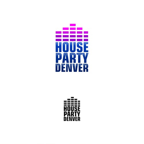 House Party Denver brand logo Design by srontovs