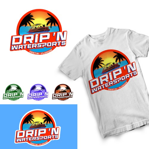 Logo Design for a Watersports and Boat Rental Company Based in Destin Florida Design by DesignBelle ☑