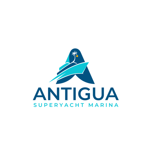 Logo for Antigua Superyacht Marina Design by SitcyArt