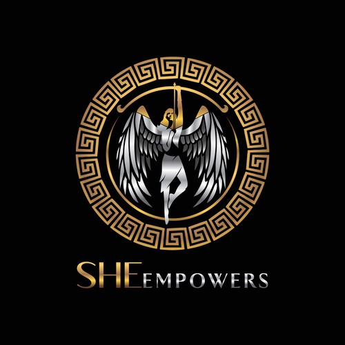 SHEempowers - luxurious design of a woman preferrably in some kind of a circle to appeal to women professionals Design by eMbo