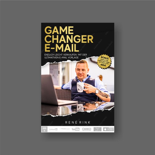 New E-Mail Marketing Best-Seller Books news #1 Cover Design by kautsart