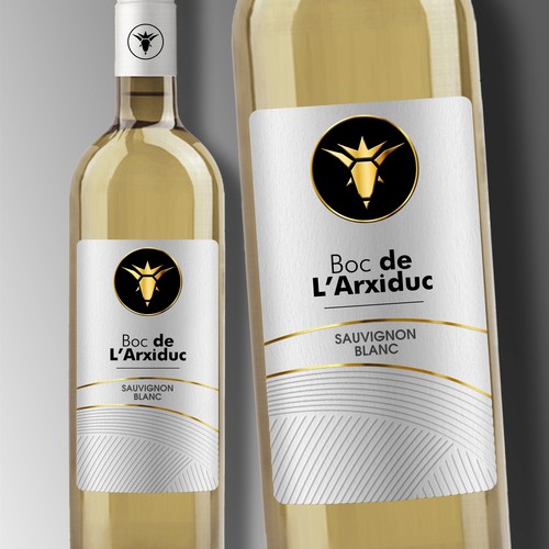 Design Design a modern White wine label for a vineyard in Mallorca di Debdutta*