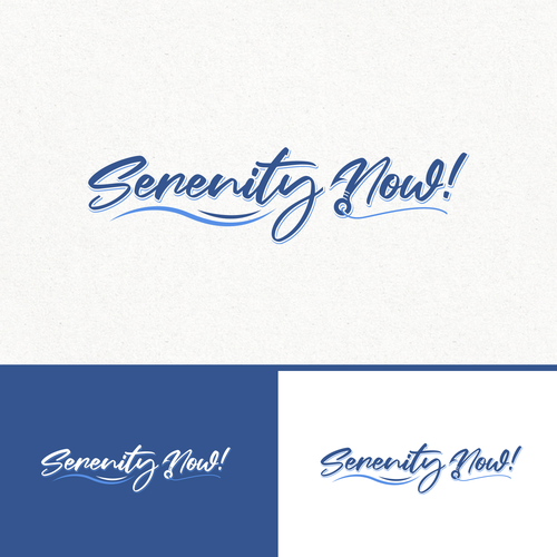 Boat Name Logo    ( Serenity Now! ) Design by mmkdesign