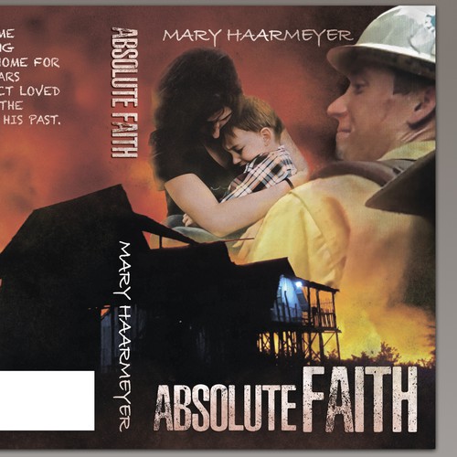 Inspirational Book Cover "Absolute Faith" Design by Martch