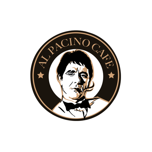 Design di Logo for a high end Italian coffee shop with an Al Pacino theme. di MarsoulStudio