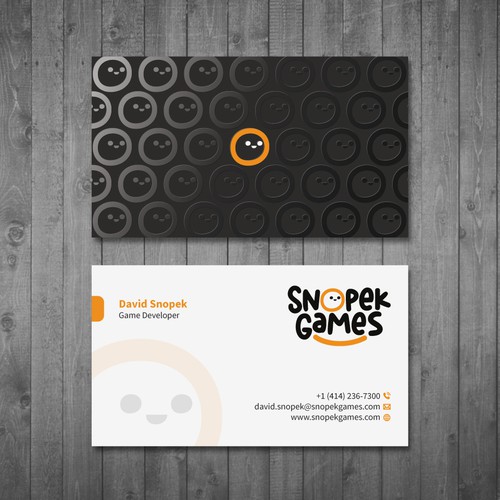 Business Cards for an indie Game Developer Design by Tcmenk
