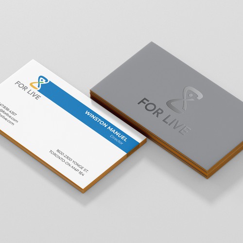 Design a suitable business card for 'For Life' Design by Birendra Chandra Das
