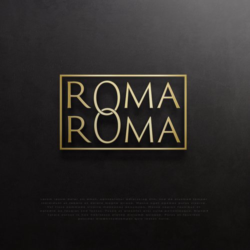 Roma Roma Logo Desing Design réalisé par Michael San Diego CA