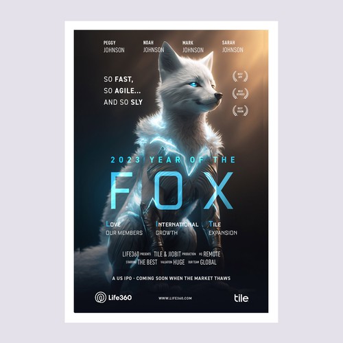 Design di Life360 2023 Year of the Fox Poster di ashous™