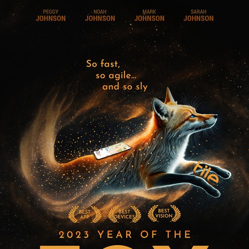 Life360 2023 Year of the Fox Poster Design by avijitdutta