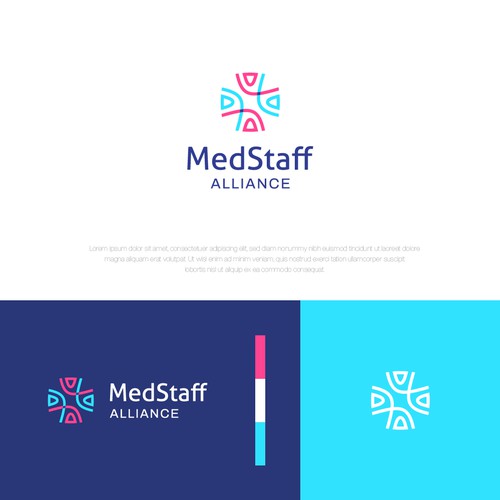 MedStaff Alliance - Logo Design by Kukuh Saputro Design