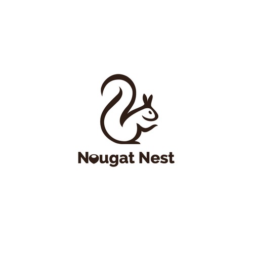Simple yet elegant Squirrel design Diseño de Greycell design
