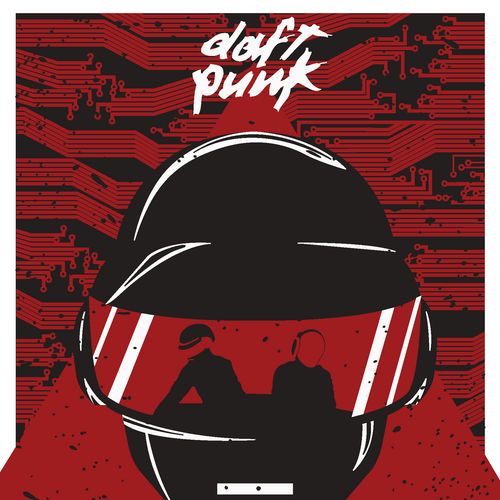 99designs community contest: create a Daft Punk concert poster Design réalisé par Seankeanee