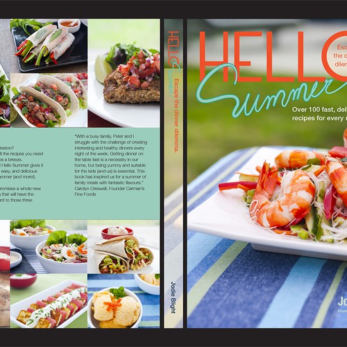 hello summer - design a revolutionary cookbook cover and see your design in every book shop Design by Minroe