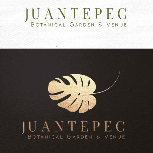 Botanical garden & Venue Logo creation (we would like to use the leaf as a cut out on a steel plaque (with holes in the  Design by cadina