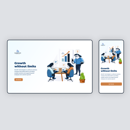 We need website illustrations for our software solutions company Design by Kr8v.in