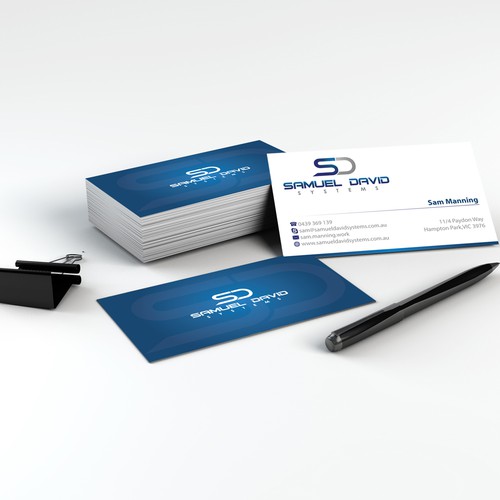 New stationery wanted for Samuel David Systems デザイン by Umair Baloch