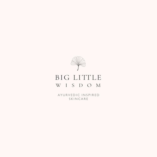 Design di Create a pure & simple logo/ CI for "Big Little Wisdom" (Ayurvedic Inspired Skincare) di JU_PO