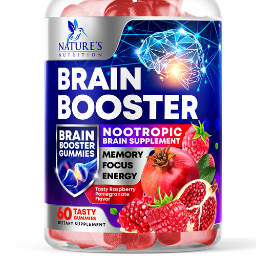 Brain Booster Supplement Design Needed for Nature's Nutrition Design by rembrandtjurin