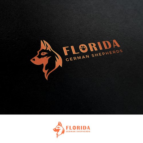 German Shepherd Logo Design by catpacker