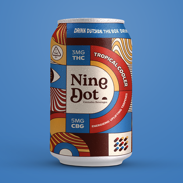  Label design for NineDot beverage