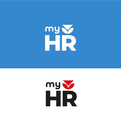 Create an awesome logo for myHR, the #1 HR Software in Luxembourg ! Design by M.I.Thomson