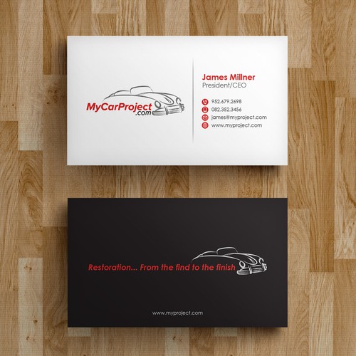 Create A Great Business Card For MyCarProject