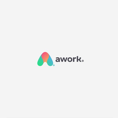 New logo for AI-based productivity software "awork" Diseño de VisibleGravity™