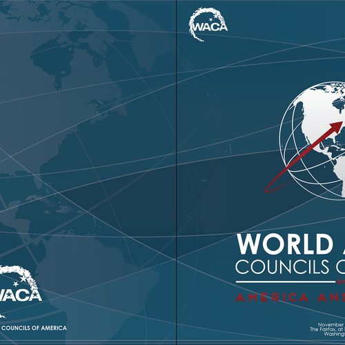 Designs | Program booklet cover for global affairs conference in ...