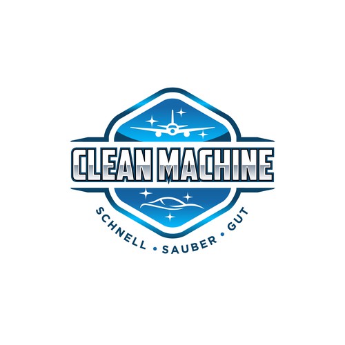 CleanMachine / Logo for Car and Plane Detailing Design by a.mjb