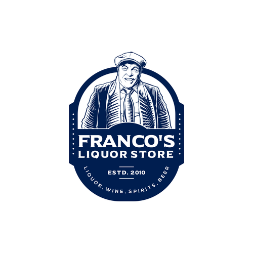 Design di Design Liquor Store logo and brand package di Hadeboga Studio