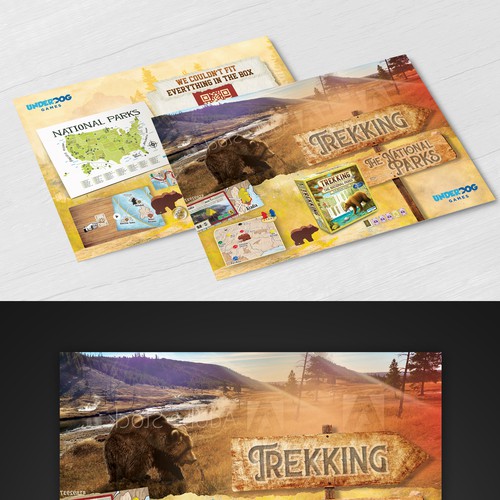 Looking for a Great Postcard for our National Parks game! Design by creatsoul