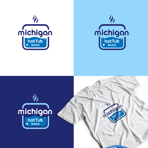 Michigan Hot Tub Rental Logo Design Contest Design by Artifexfaz