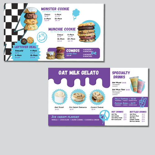 Menu contest entry by Alaina Gideon